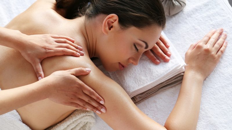Beauty. Girl in the spa salon
